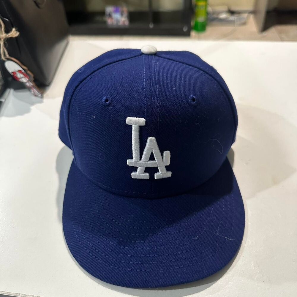 New-era Men's Blue and Navy Hat